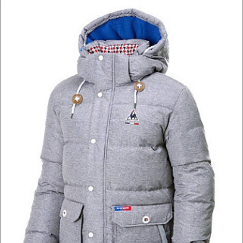 Le coq sportif padded jacket - grey